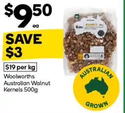 Woolworths Woolworths australian walnut kernels offer