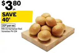 Woolworths Mini entertainer roll offer