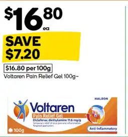 Woolworths Voltaren pain relief gel offer