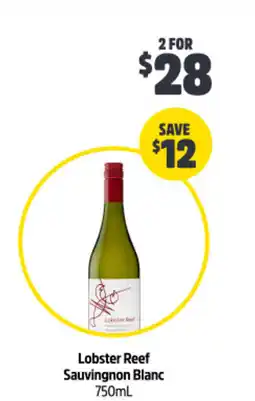 Woolworths Lobster Reef Sauvignon Blanc offer