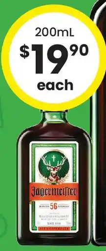 The Bottle O Jägermeister offer