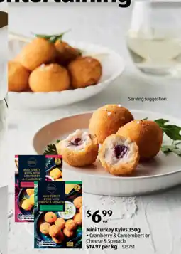 ALDI Mini turkey kyivs offer