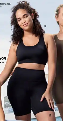 ALDI women's fitness crop top or shorts offer