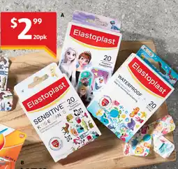 ALDI Elastoplast sensitive kid's plasters offer