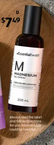 ALDI Magnesium Spray offer