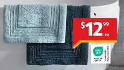 ALDI Luxury cotton tufted bath mat offer