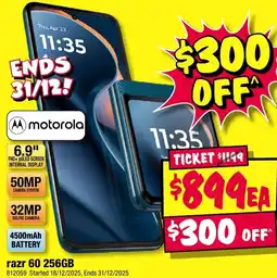 JB Hi-Fi Motorola razr 60 offer