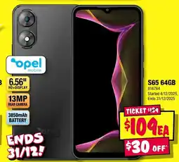 JB Hi-Fi Opel s65 offer