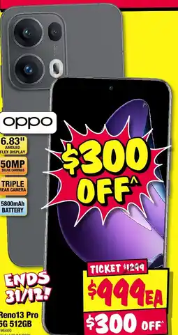 JB Hi-Fi oppo Reno13 Pro 5G offer