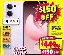 JB Hi-Fi Oppo reno13 f 5g offer