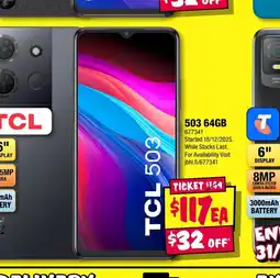 JB Hi-Fi Tcl 503 offer