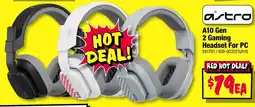 JB Hi-Fi Astro a10 gen 2 gaming headset for pc offer