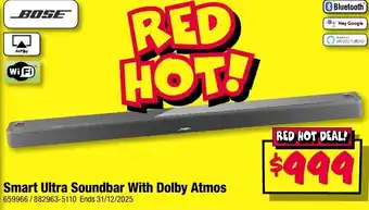 JB Hi-Fi Bose smart ultra soundbar with dolby atmos offer