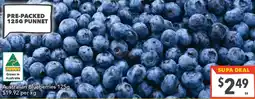 Supa Valu Australian blueberries offer