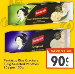 Supa Valu Fantastic Rice Crackers offer