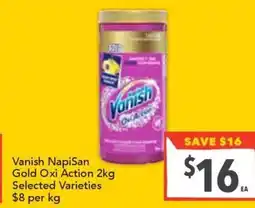 Supa Valu Vanish napisan gold oxi action offer