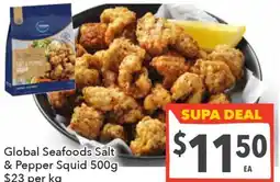 Supa Valu Global seafoods salt & pepper squid offer