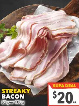 Supa Valu Streaky bacon offer
