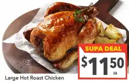 Supa Valu Large hot roast chicken offer