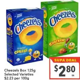 Supa Valu Cheezels box offer
