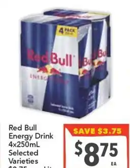 Supa Valu Red Bull Energy Drink offer