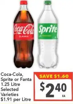 Supa Valu Coca-cola, sprite or fanta offer