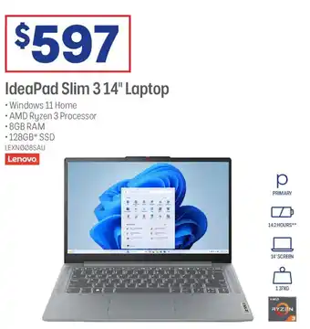 IdeaPad Slim 3 14" Laptop
