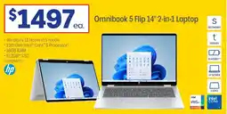 Officeworks Omnibook 5 Flip Laptop offer