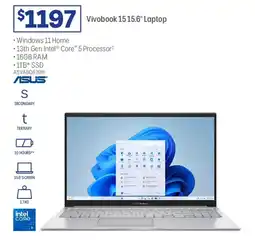 Officeworks Vivobook 15 Laptop offer