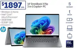 Officeworks OmniBook X Flip Copilot+ PC offer