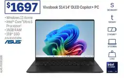 Officeworks Vivobook S14 OLED Copilot+ PC offer