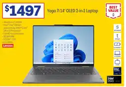 Officeworks Yoga 7i OLED Laptop offer