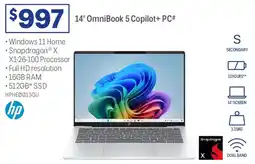 Officeworks OmniBook 5 Copilot+ PC offer