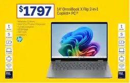 Officeworks OmniBook X Flip Copliot+PC+ offer