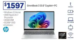 Officeworks OmniBook 3 Copilot+ PC offer