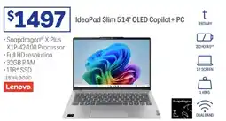 Officeworks IdeaPad Slim 5 OLED Copilot+ PC offer