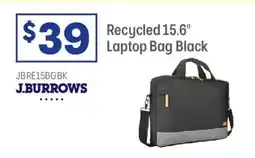 Officeworks Recycled Laptop Bag Black offer