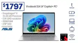 Officeworks Vivobook S14 Copilot+ PC+ offer