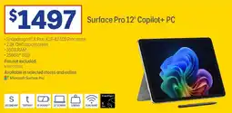 Officeworks Surface Pro Copilot+ PC offer