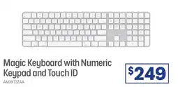 Officeworks Magic Keyboard with Numeric Keypad and Touch ID offer