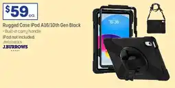 Officeworks Rugged case ipad a16/10th gen black offer