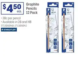 Officeworks Graphite pencils offer