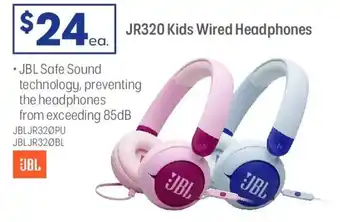 Jr320 kids wired headphones