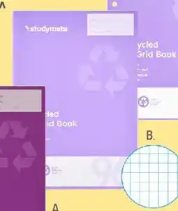 Officeworks A4. grid book offer