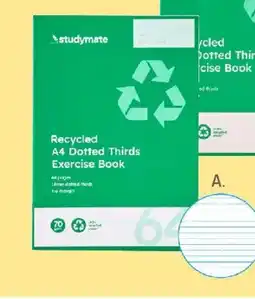 Officeworks a4. 70gsm dotted thirds exercise book offer