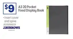 Officeworks A3 pocket Fixed Display Book offer