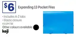 Officeworks expanding pocket files offer