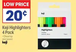 Officeworks Keji highlighters offer