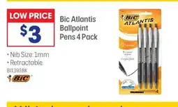 Officeworks Bic atlantis ballpoint pens offer