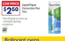 Officeworks Liquid paper correction pen offer
